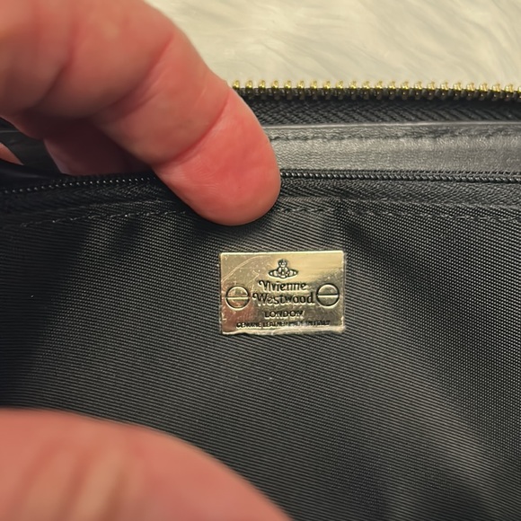 Vivienne Westwood London Colorblock Leather Zip Wallet EUC! main image 13